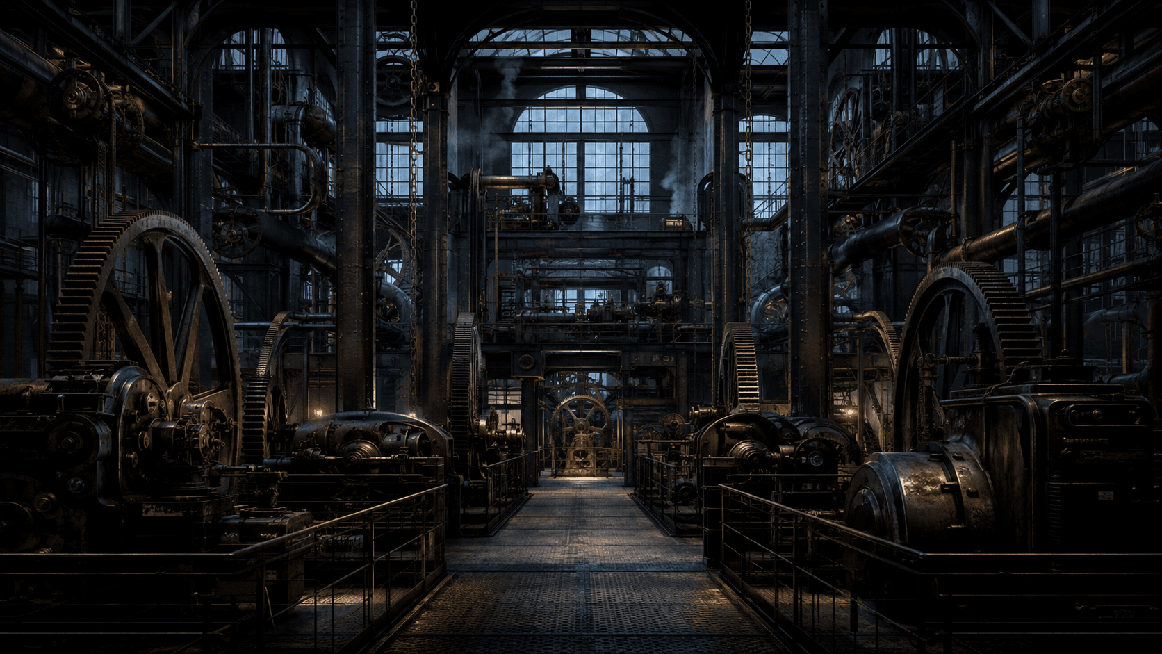 Factory engine room